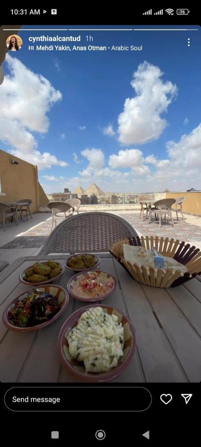 Bedouin Pyramids View 호텔 Kafret el-Gabal 외부 사진